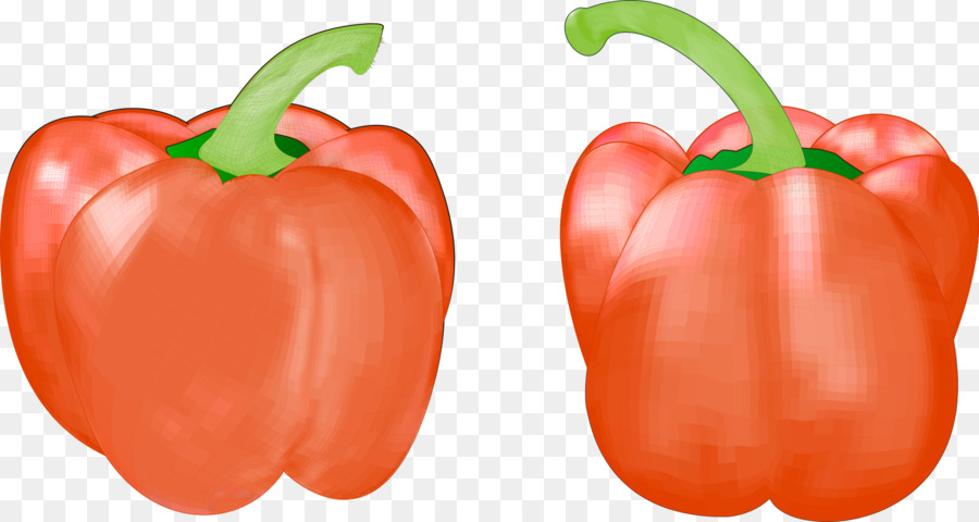 Pimentão Vermelho，Comida PNG