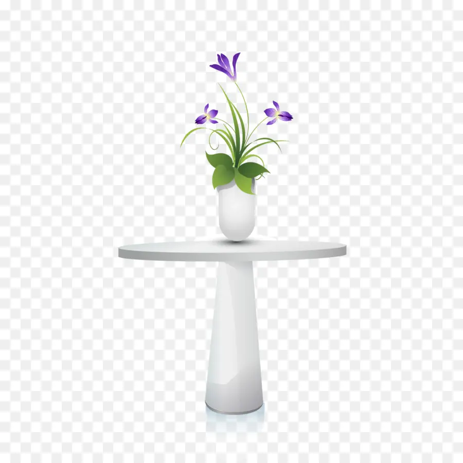 Vaso De Flores，Flores PNG