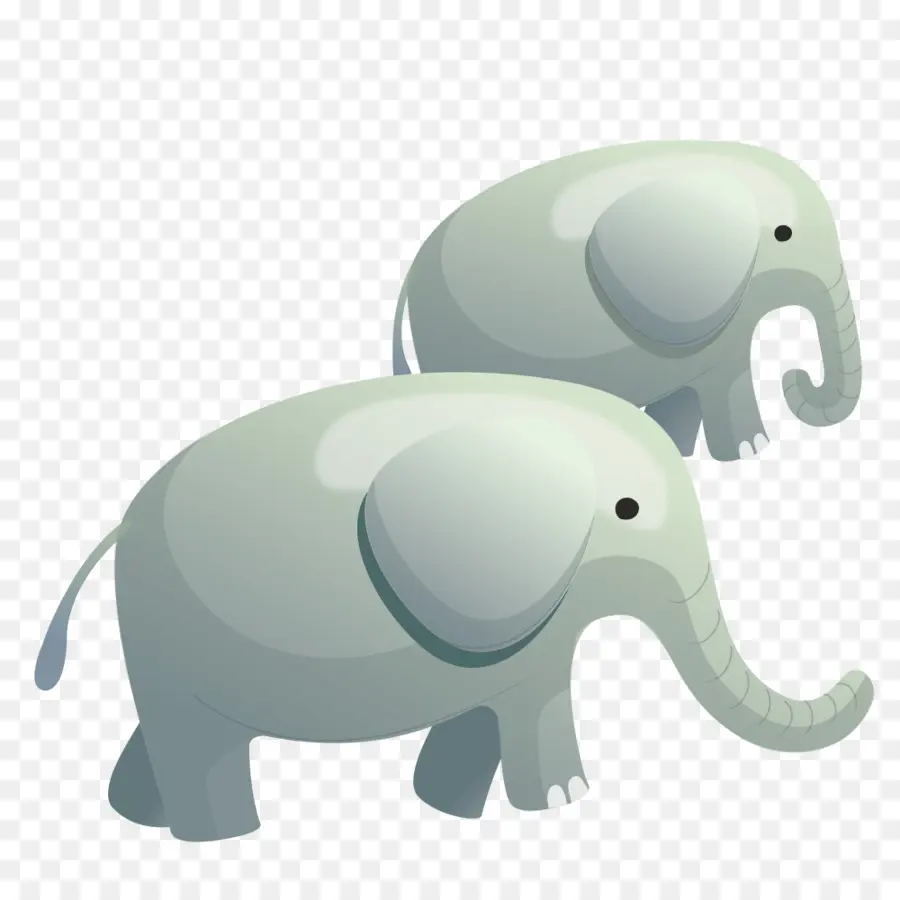 Elefante，Cinza PNG