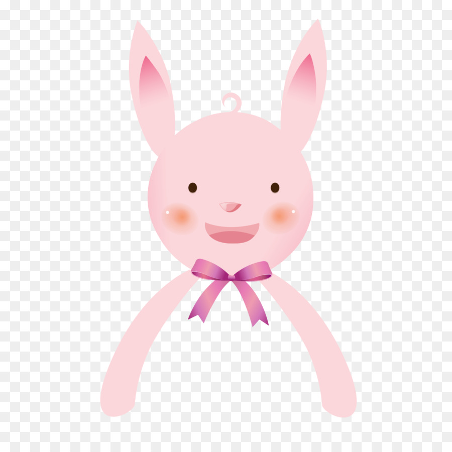 Coelho Rosa，Coelhinho PNG