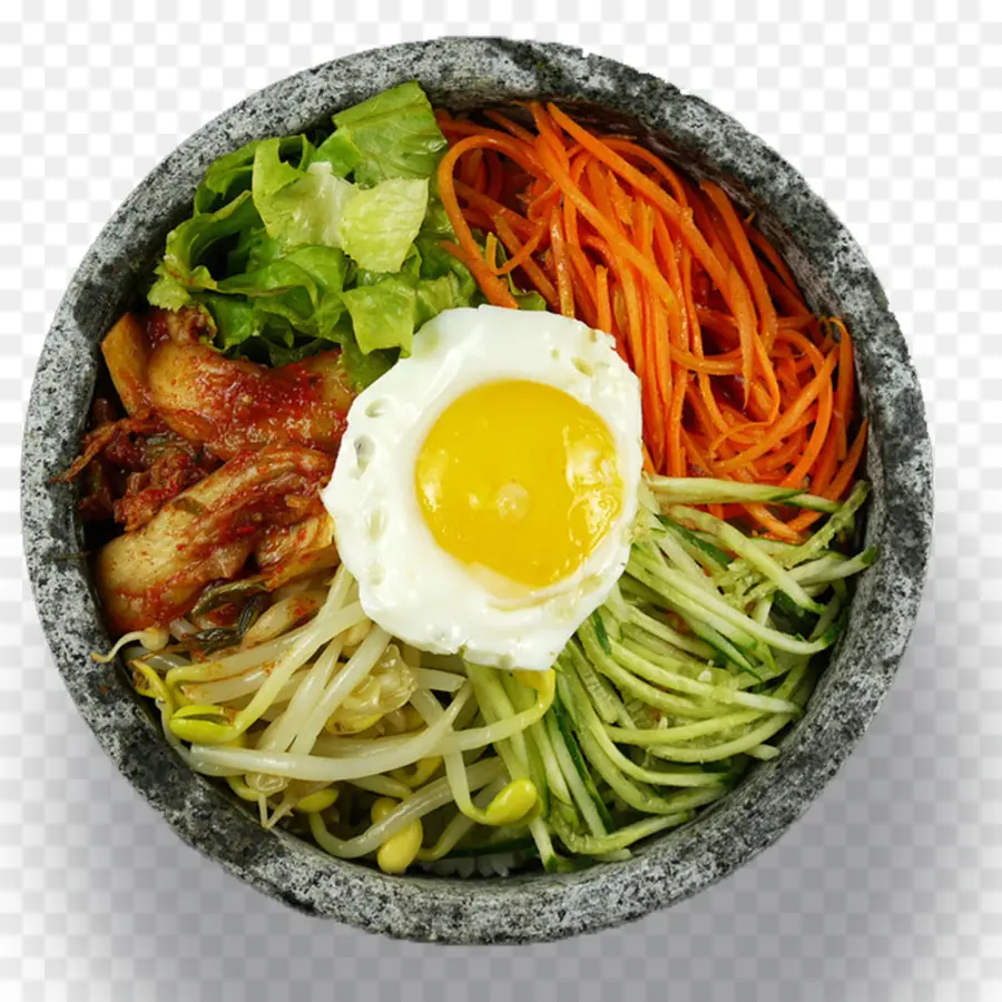 Bibimbap，Cozinha Coreana PNG