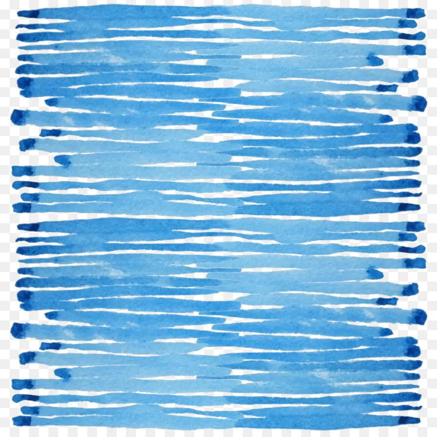 Pintura Em Aquarela，Azul PNG