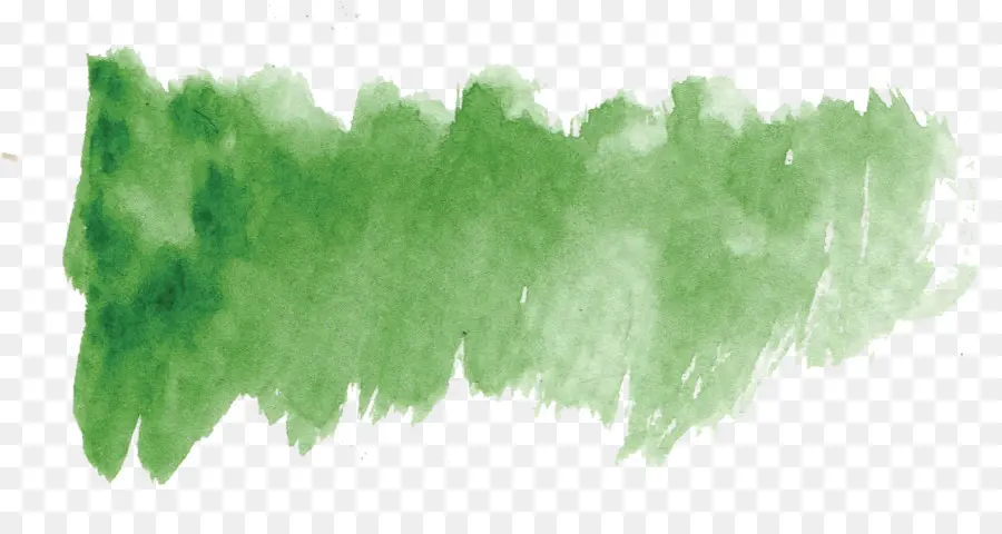 Aquarela Verde，Pintar PNG