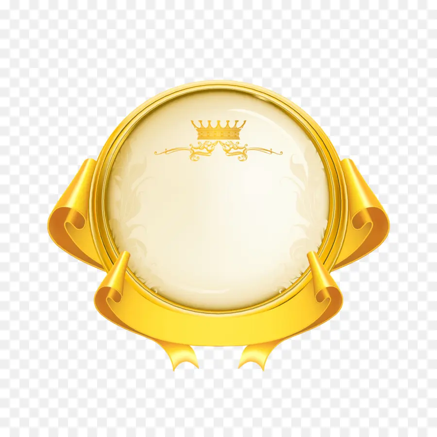 Distintivo Dourado，Fita PNG