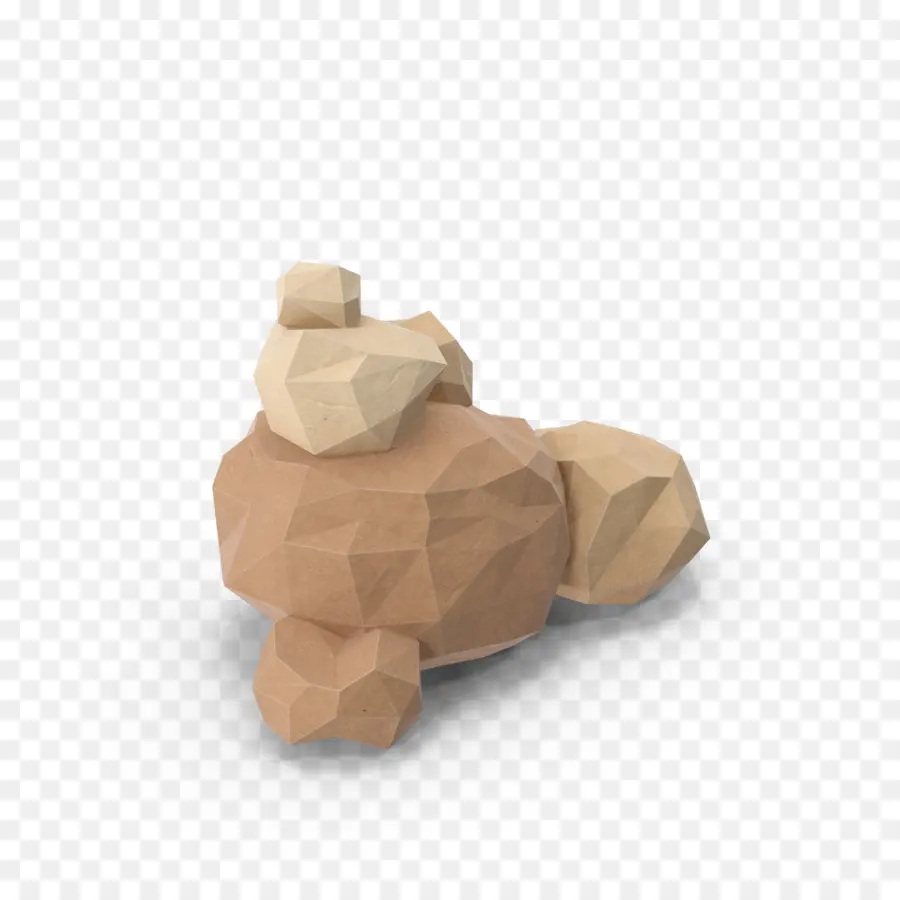 Low Poly，Rock PNG