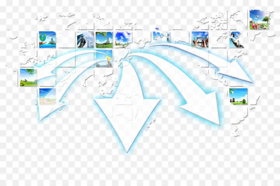 Mapa Mundial，Setas PNG