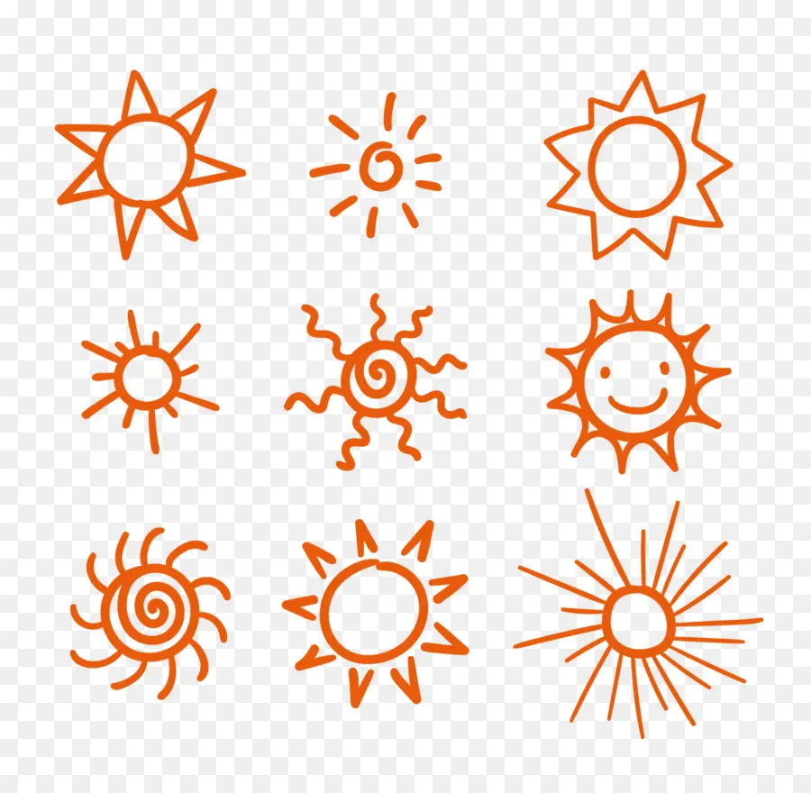 Doodles Do Sol，Sol PNG