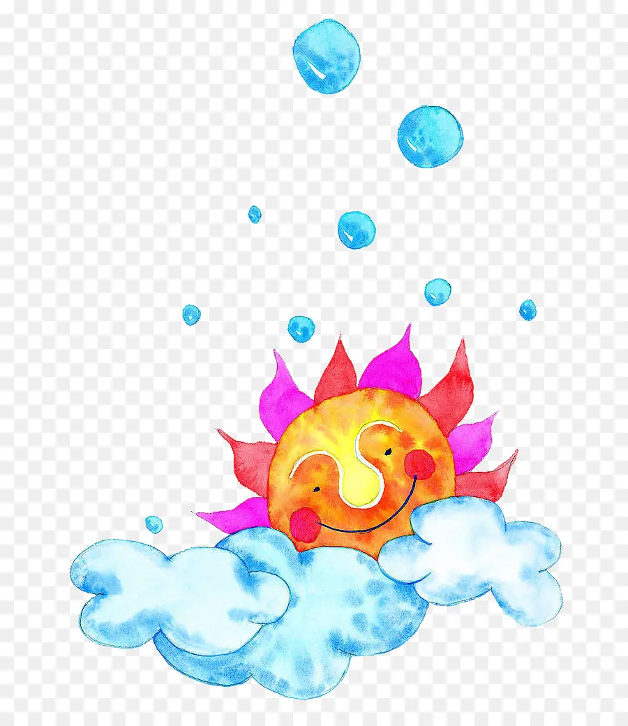 Sol Feliz，Nuvens PNG