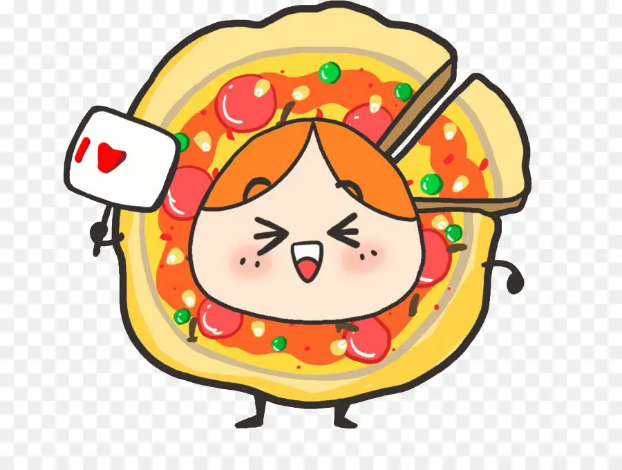 Personagem De Pizza，Desenho Animado PNG