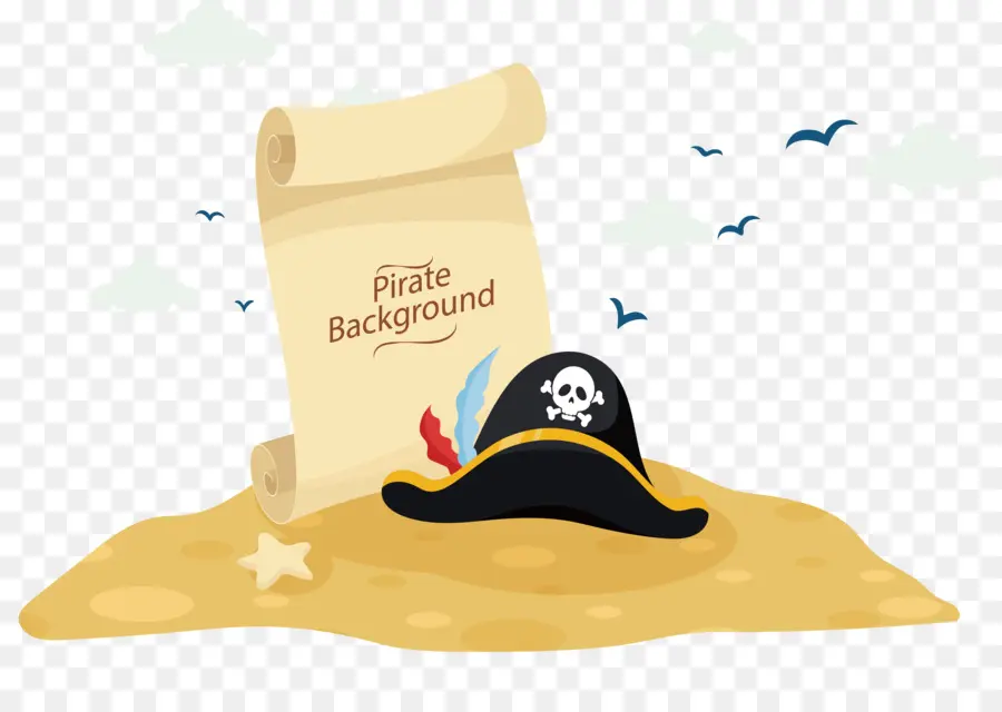 Chapéu De Pirata E Pergaminho，Pirata PNG