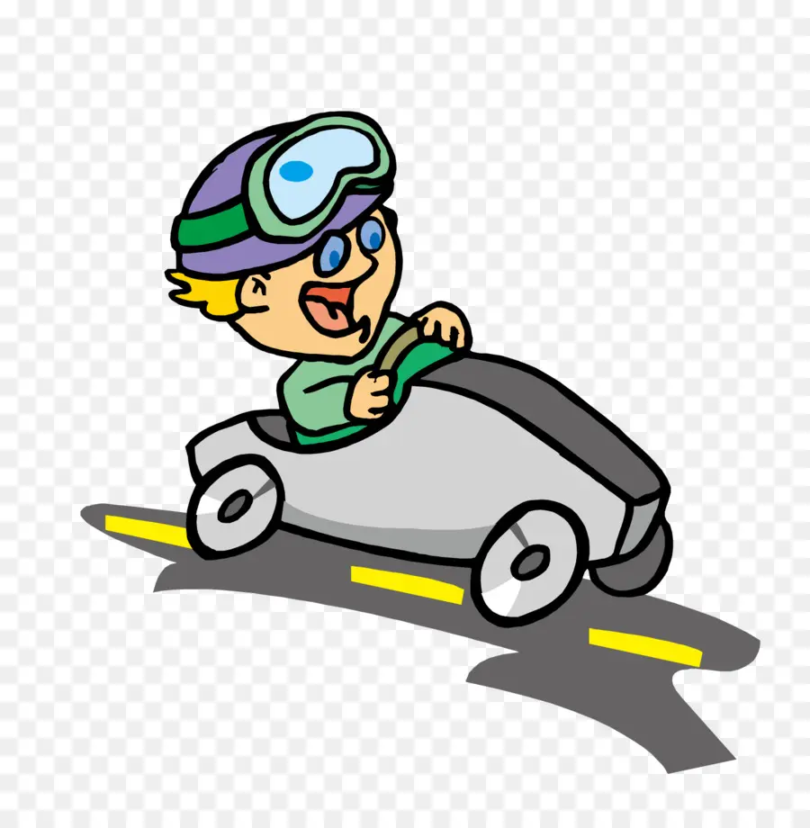 Carro De Desenho Animado，Motorista PNG