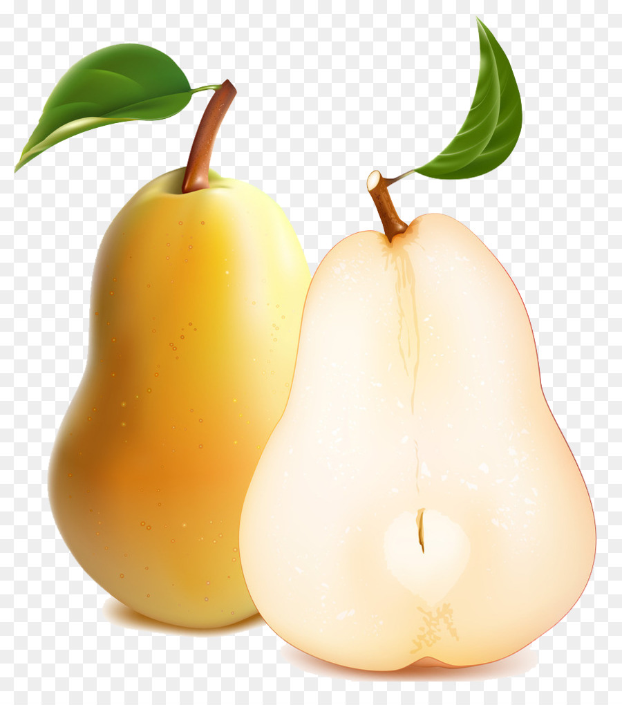 Pêra Amarela，Fruta PNG