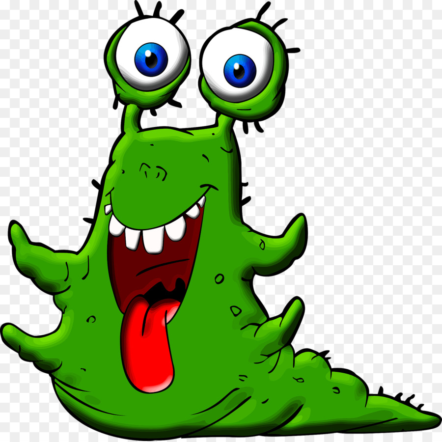 Monstro Verde，Desenho Animado PNG