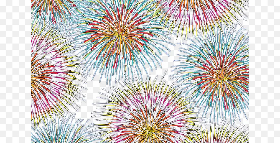 Fogos De Artifício，Colorido PNG