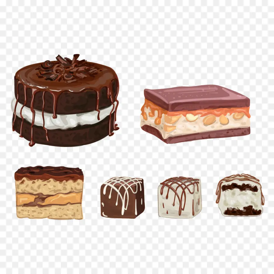 Trufa De Chocolate，Bolo De Chocolate PNG