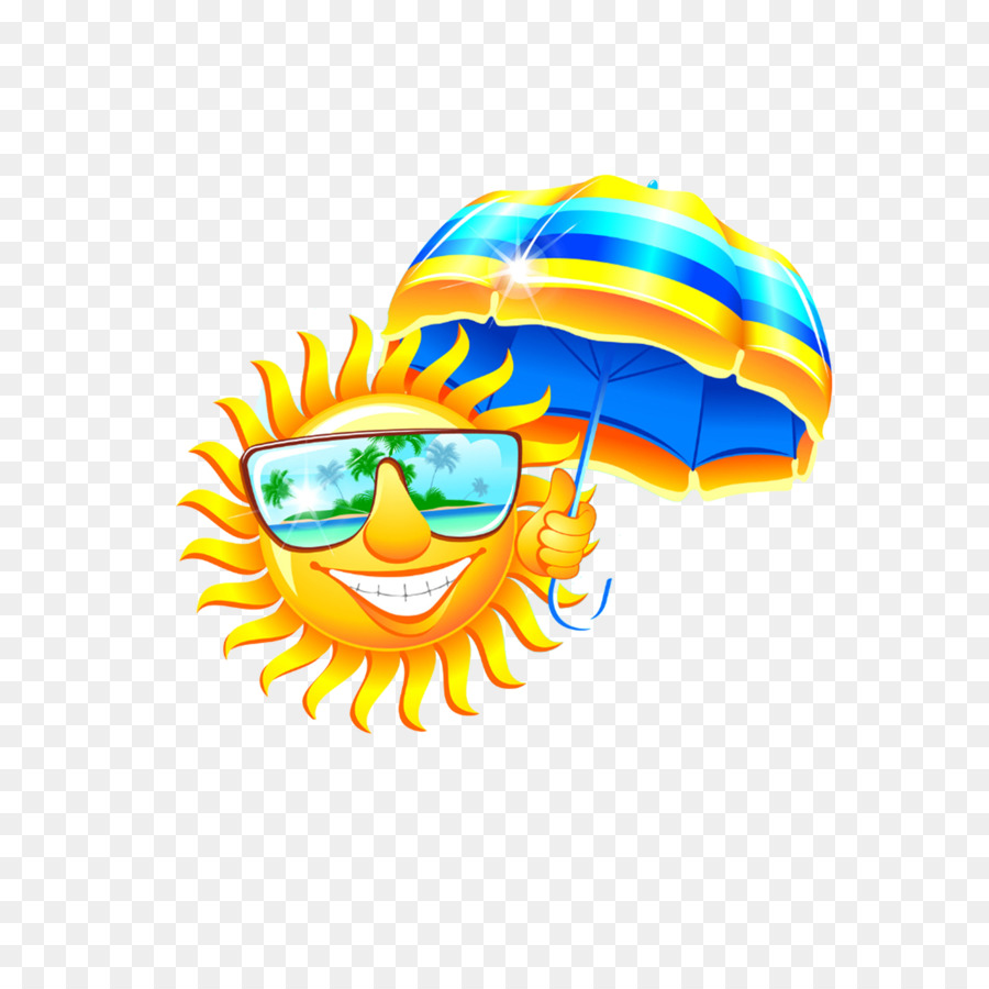 Sol Com Guarda Chuva，Sol PNG