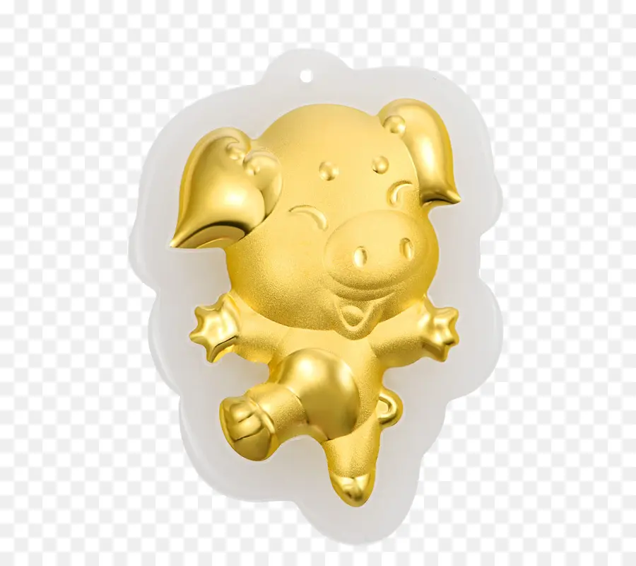 Porco Dourado，Bonitinho PNG