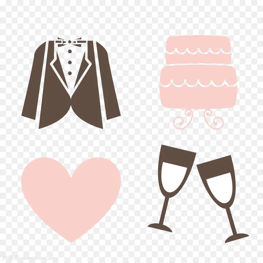 Ícones De Casamento，Casado PNG