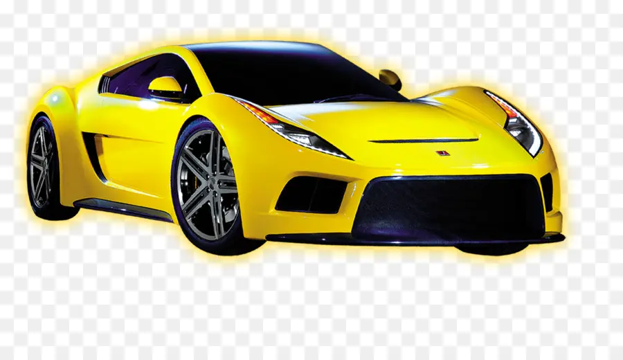 Carro Amarelo，Carro Esportivo PNG