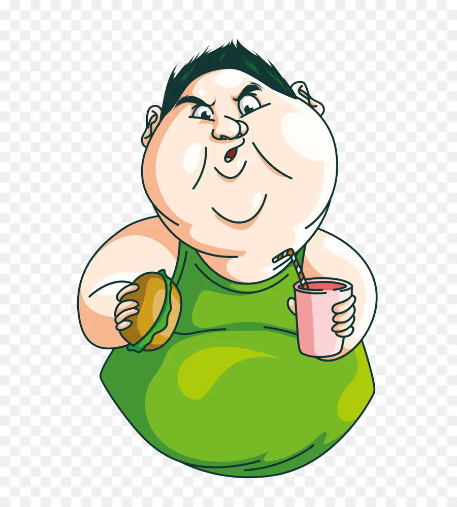 A Obesidade，Cartoon PNG
