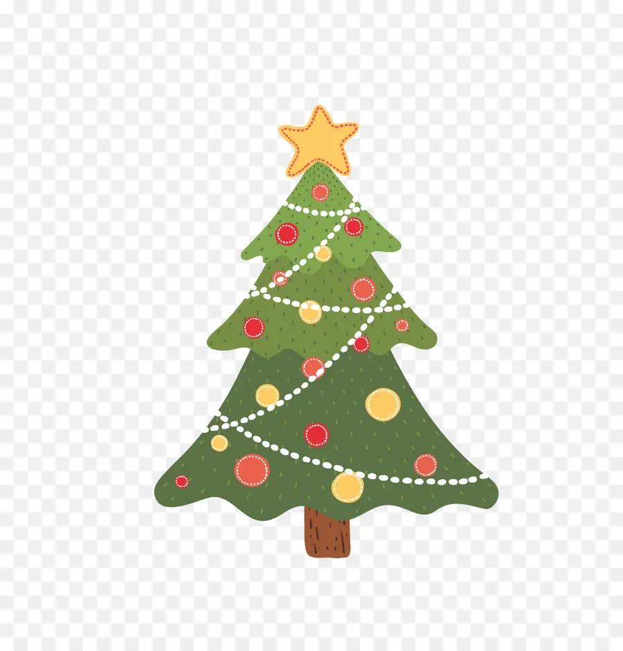Papai Noel，Desenho De árvores PNG