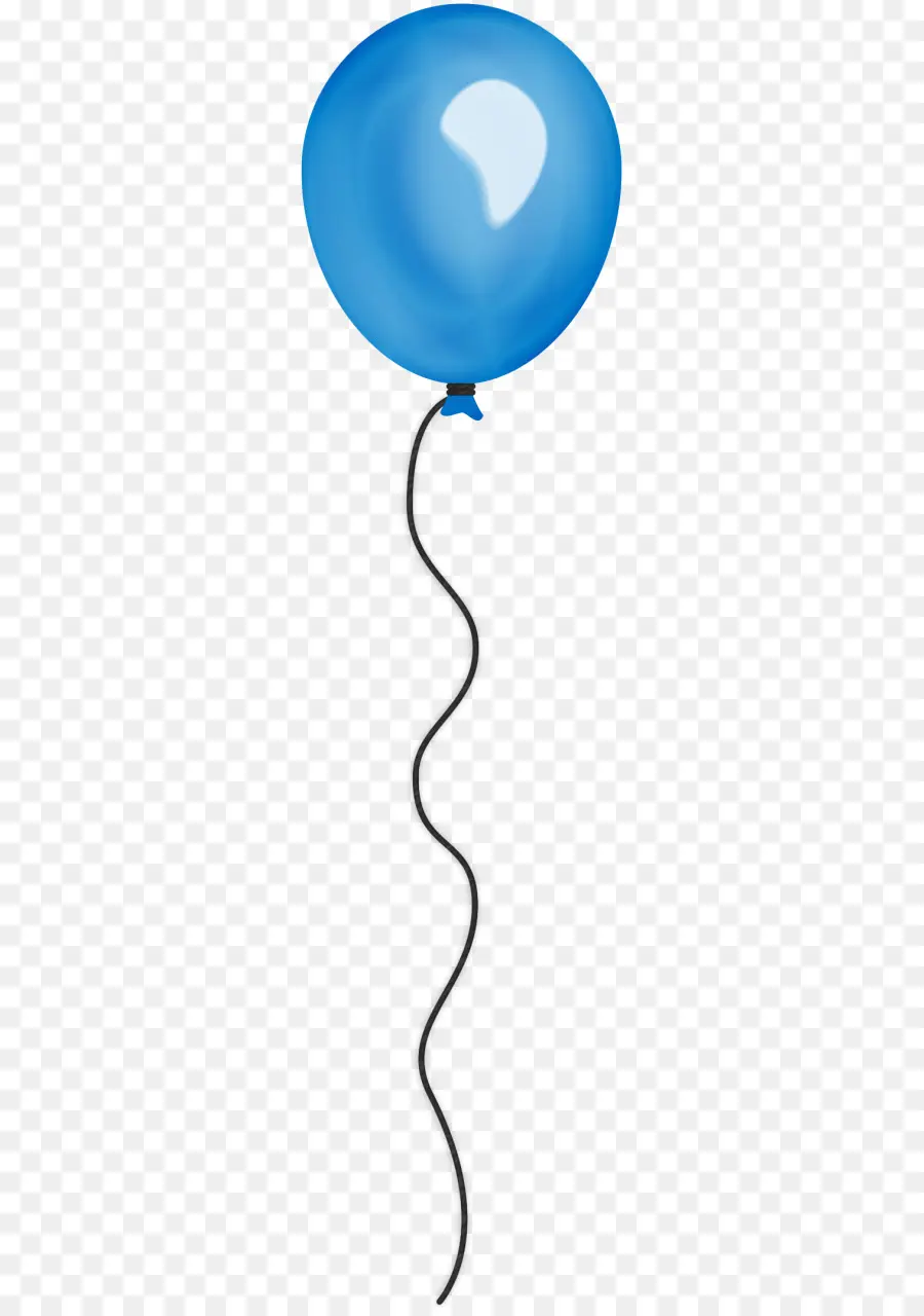 Balão，Azul PNG