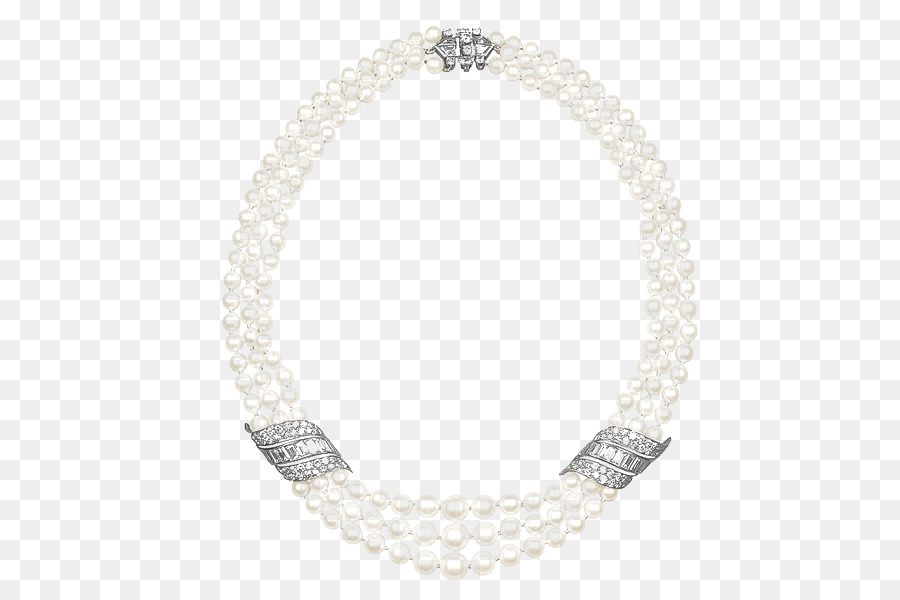 Colar De Pérolas，Elegante PNG