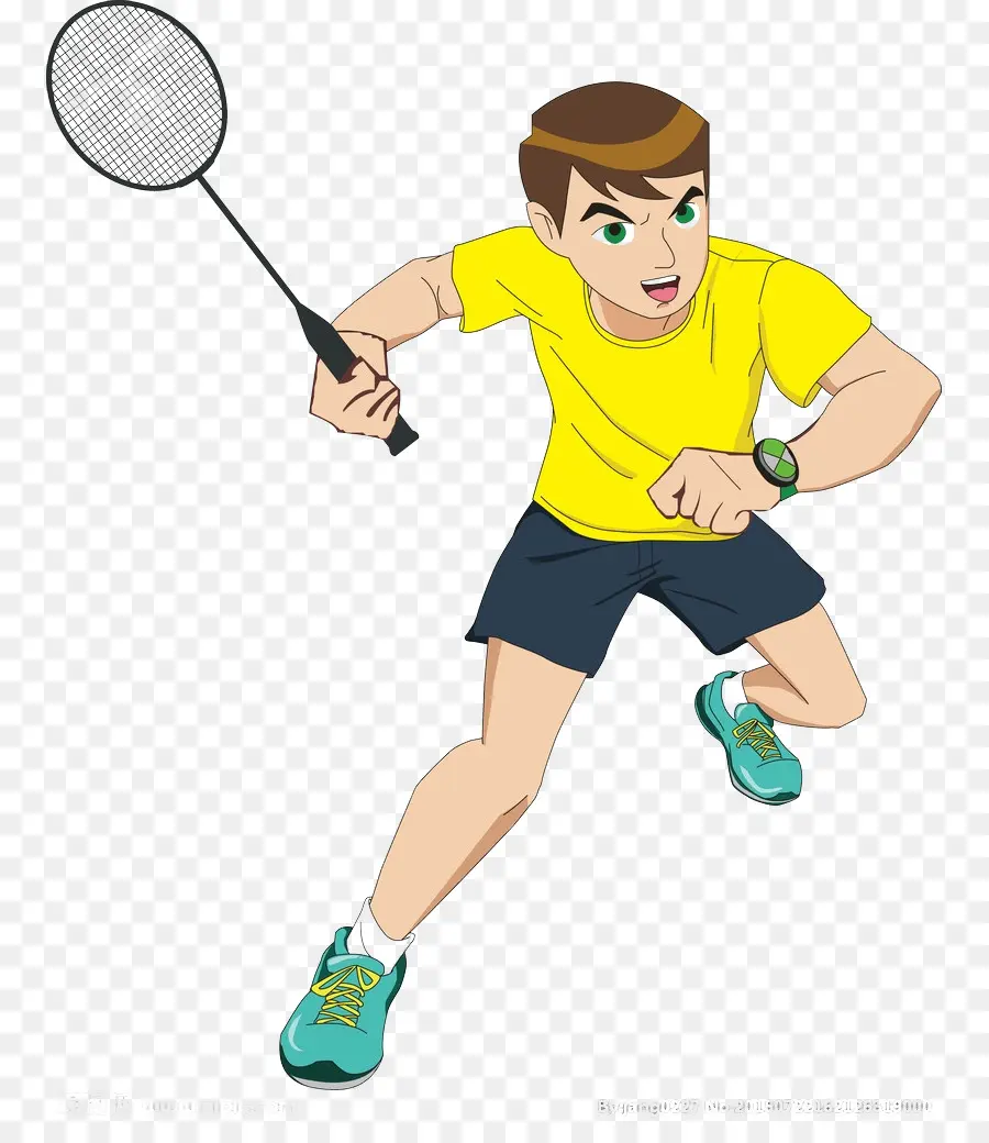 Badminton，Cartoon PNG