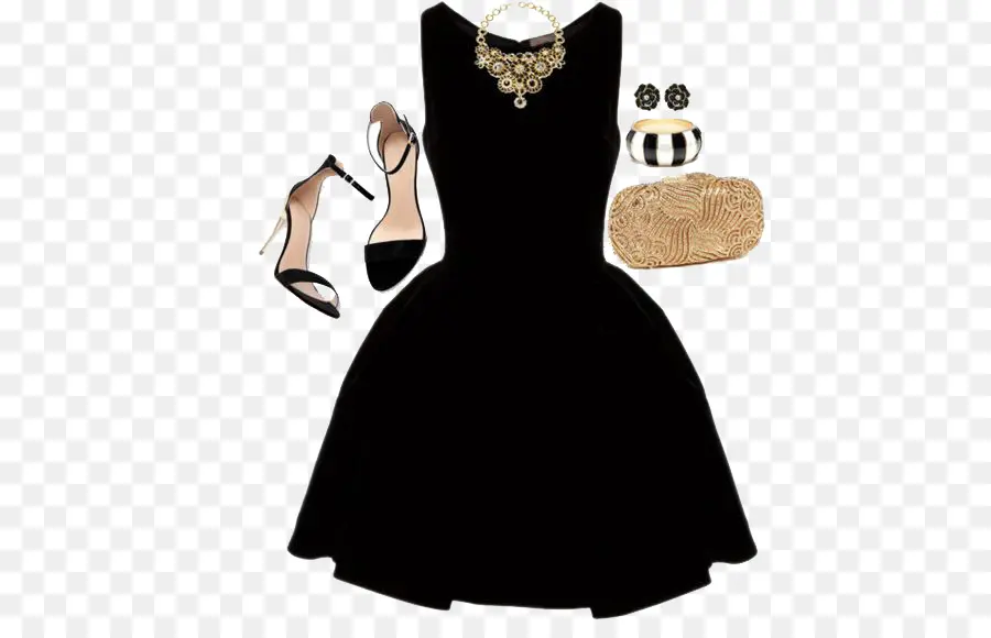 Vestido，Little Black Dress PNG