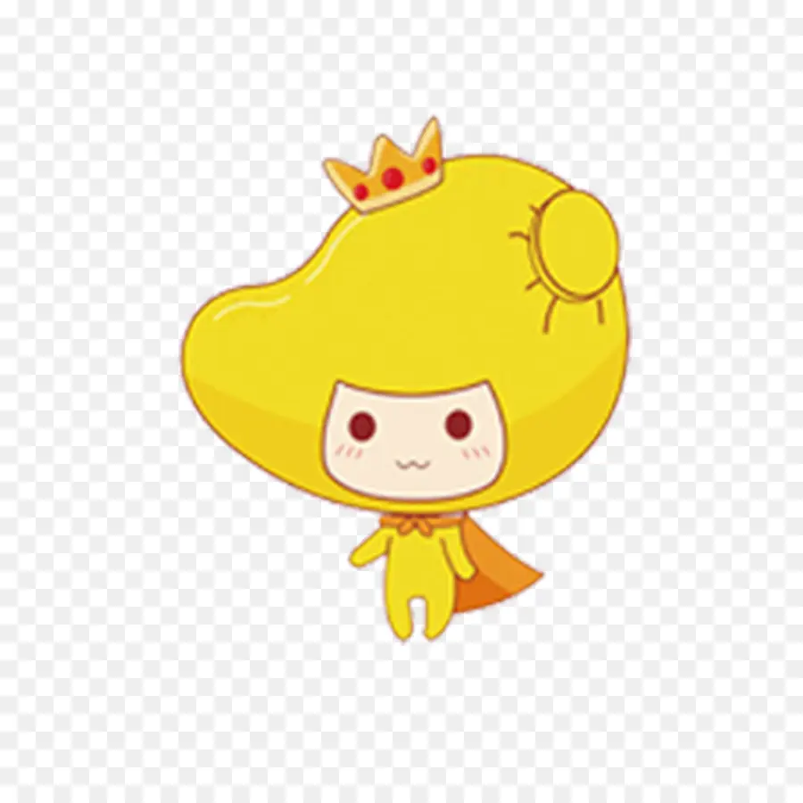 Personagem Amarelo，Coroa PNG