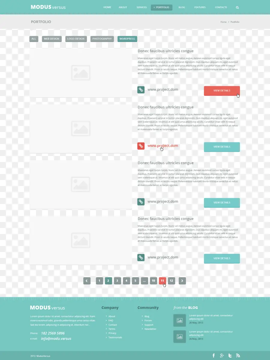 Layout Do Site，Portfólio PNG