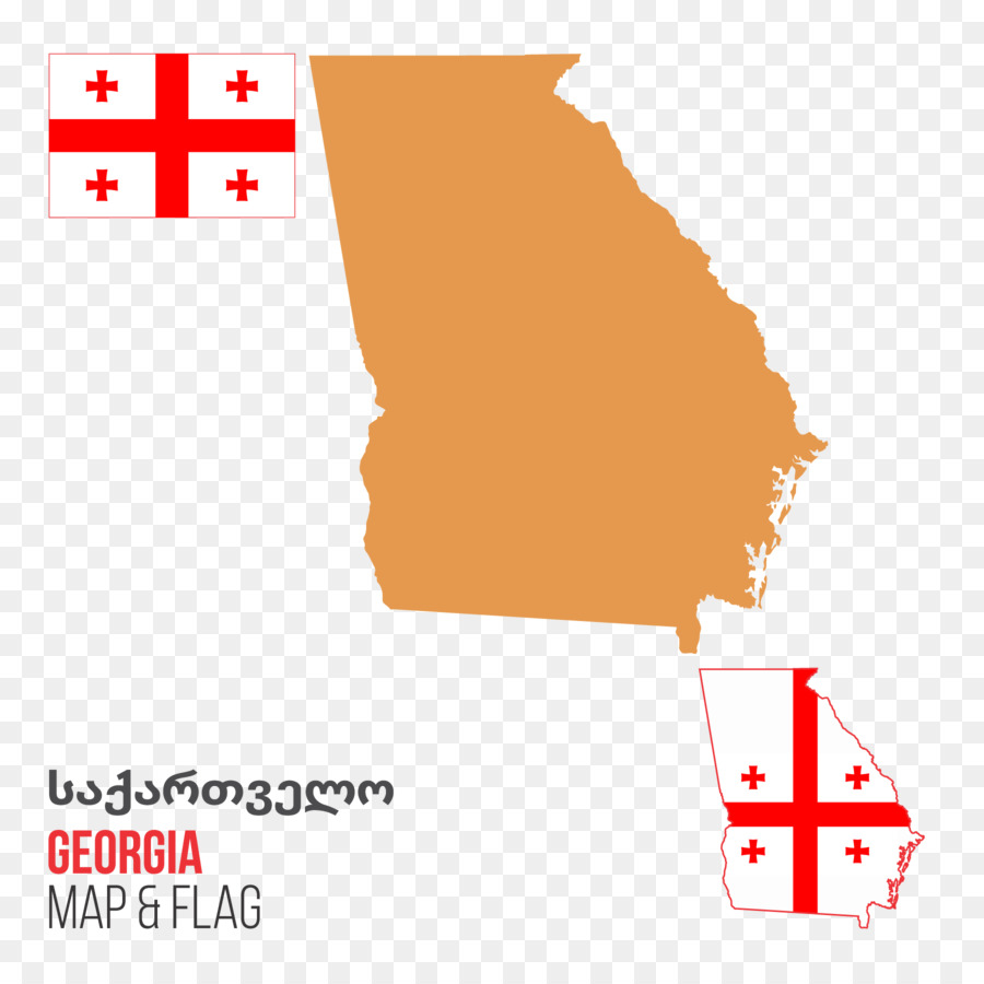 Mapa Da Geórgia，Bandeira PNG