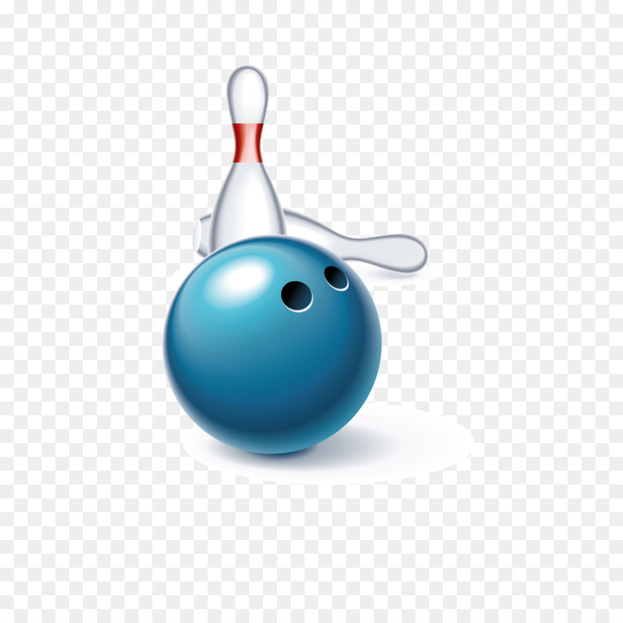 Bola De Boliche Azul，Pino De Boliche PNG