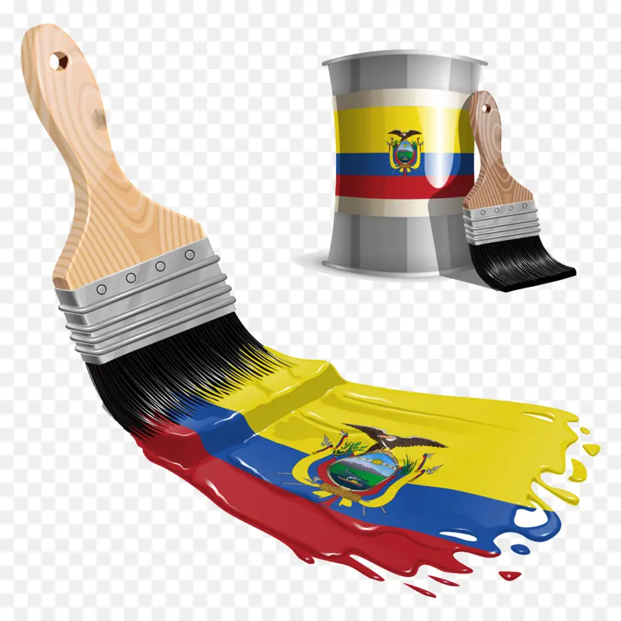 Bandeira Do Equador，Pintar PNG