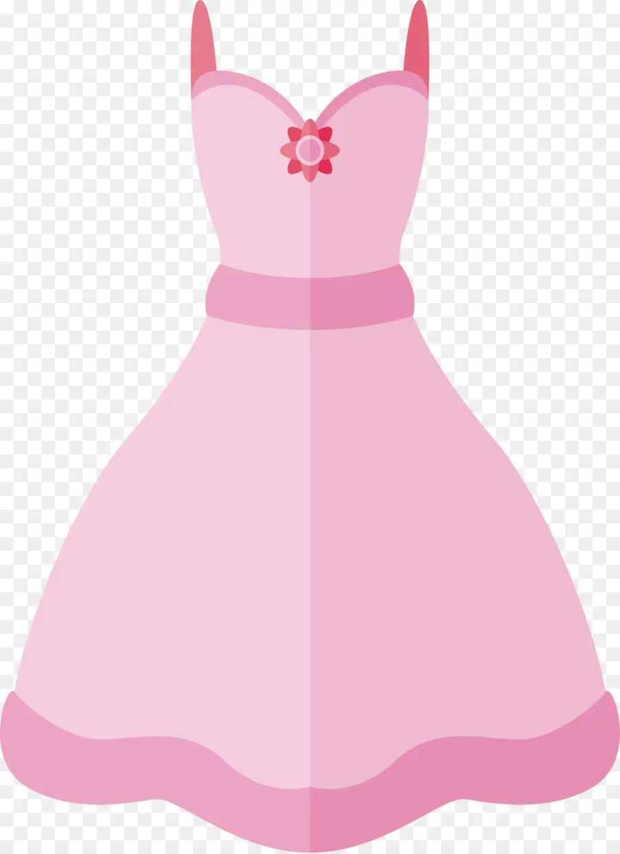 Vestido Rosa，Rosa PNG