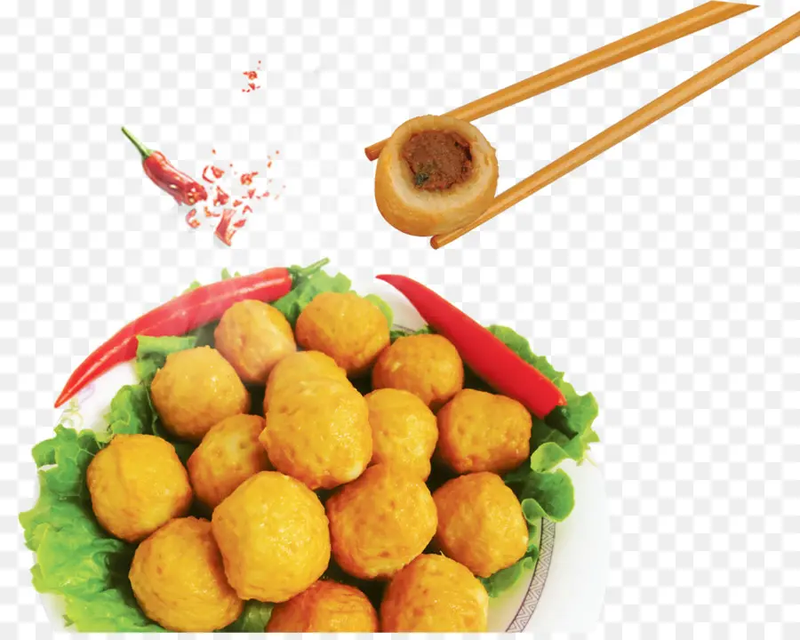 Peixe Bola，Nugget De Frango PNG