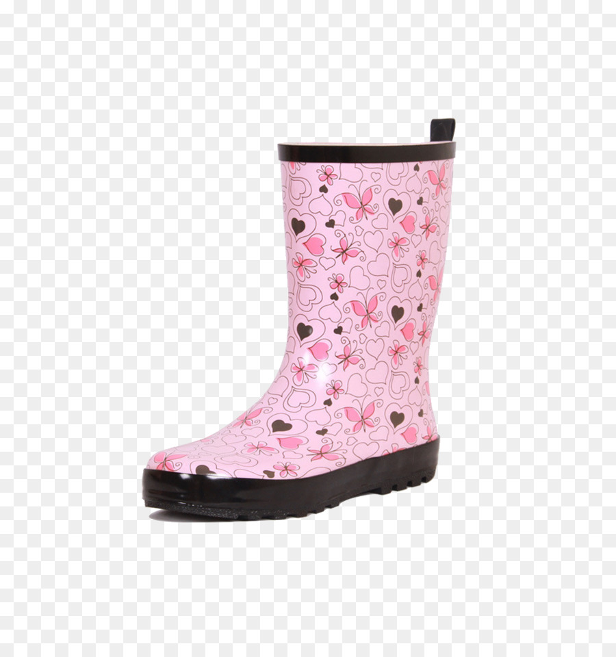 Bota De Chuva Rosa，Bota PNG