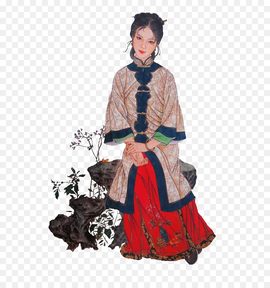 Vestido Tradicional，Mulher PNG