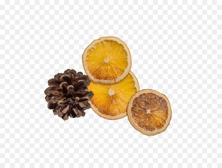 Fatias De Laranja Seca E Pinha，Laranja PNG