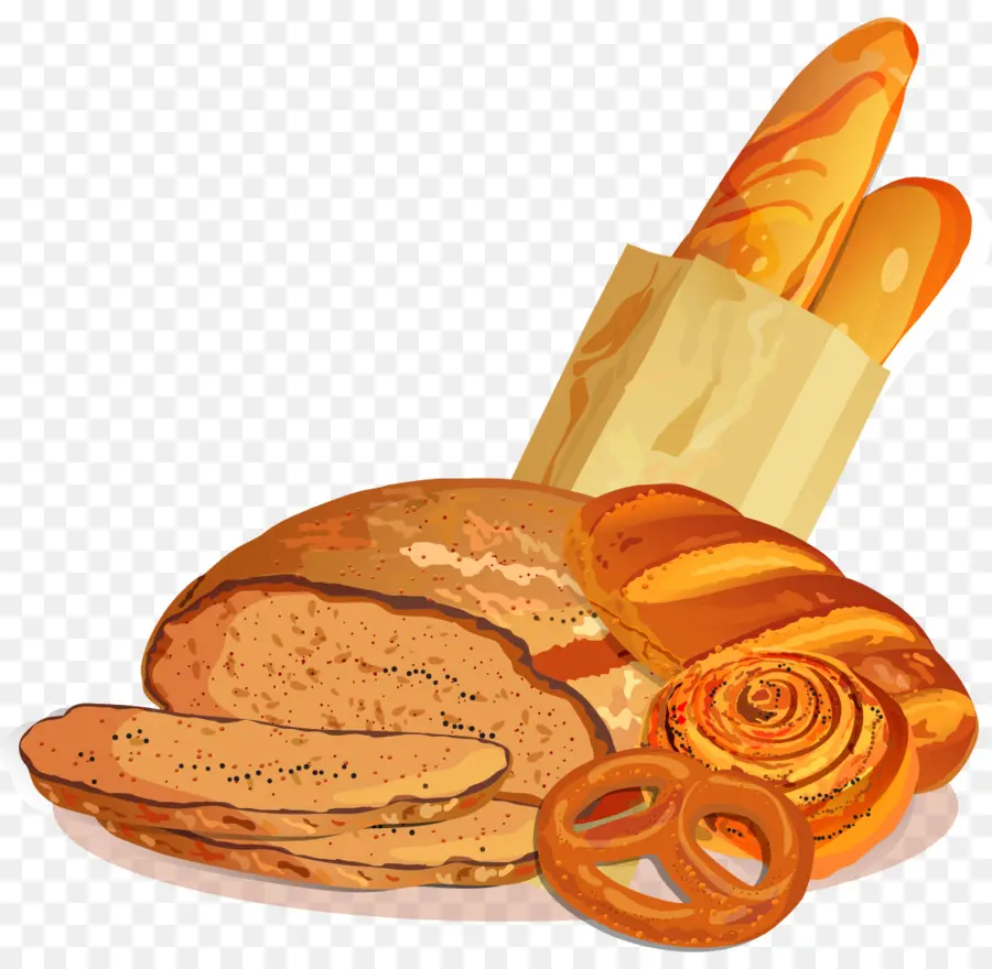 Baguete，Croissant PNG