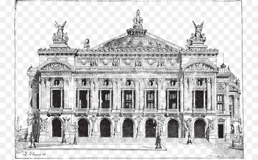 O Palais Garnier，Opxe9ra Bastilha PNG