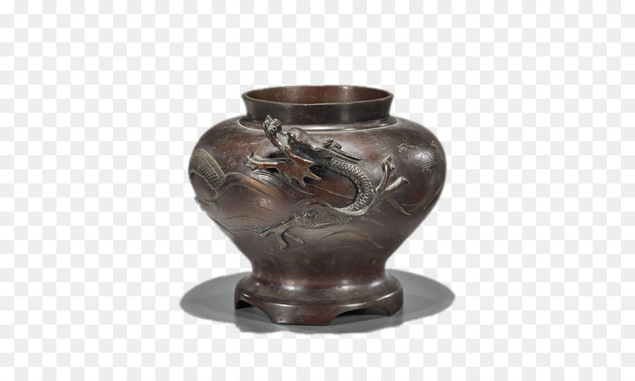 Vaso De Bronze，Dragão PNG