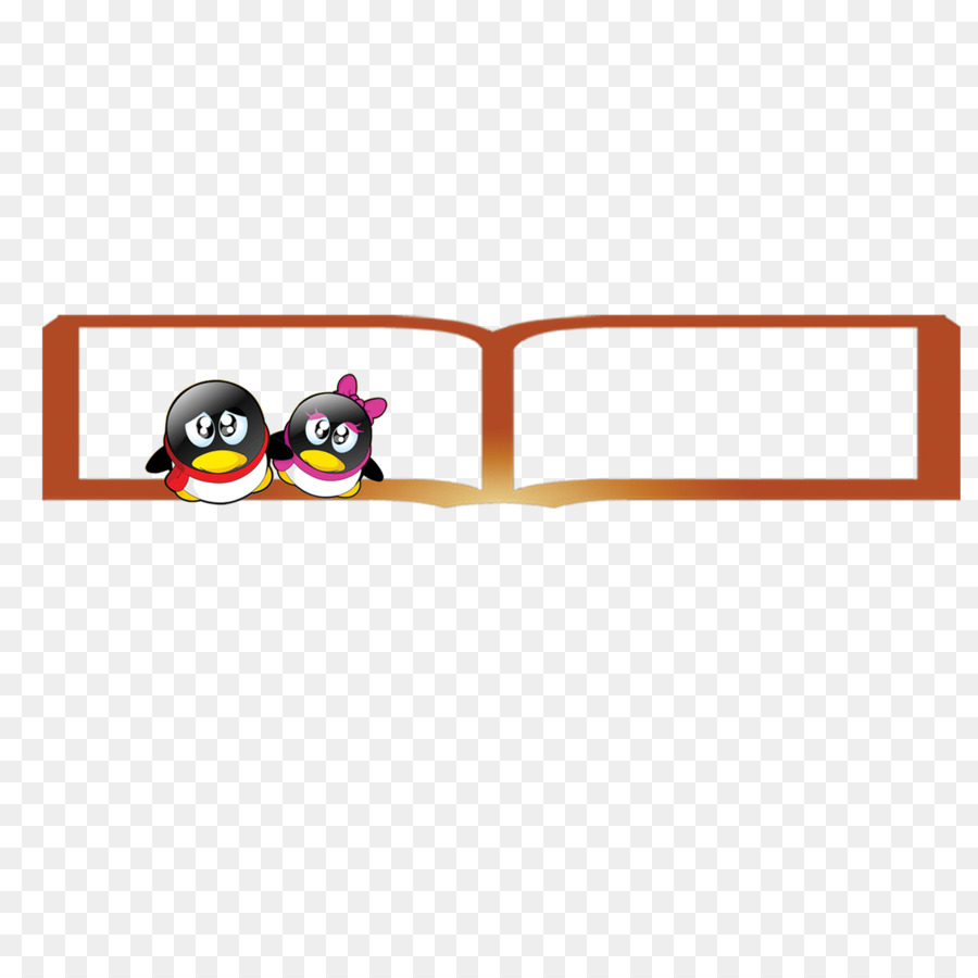 Pinguins Com Livro，Leitura PNG