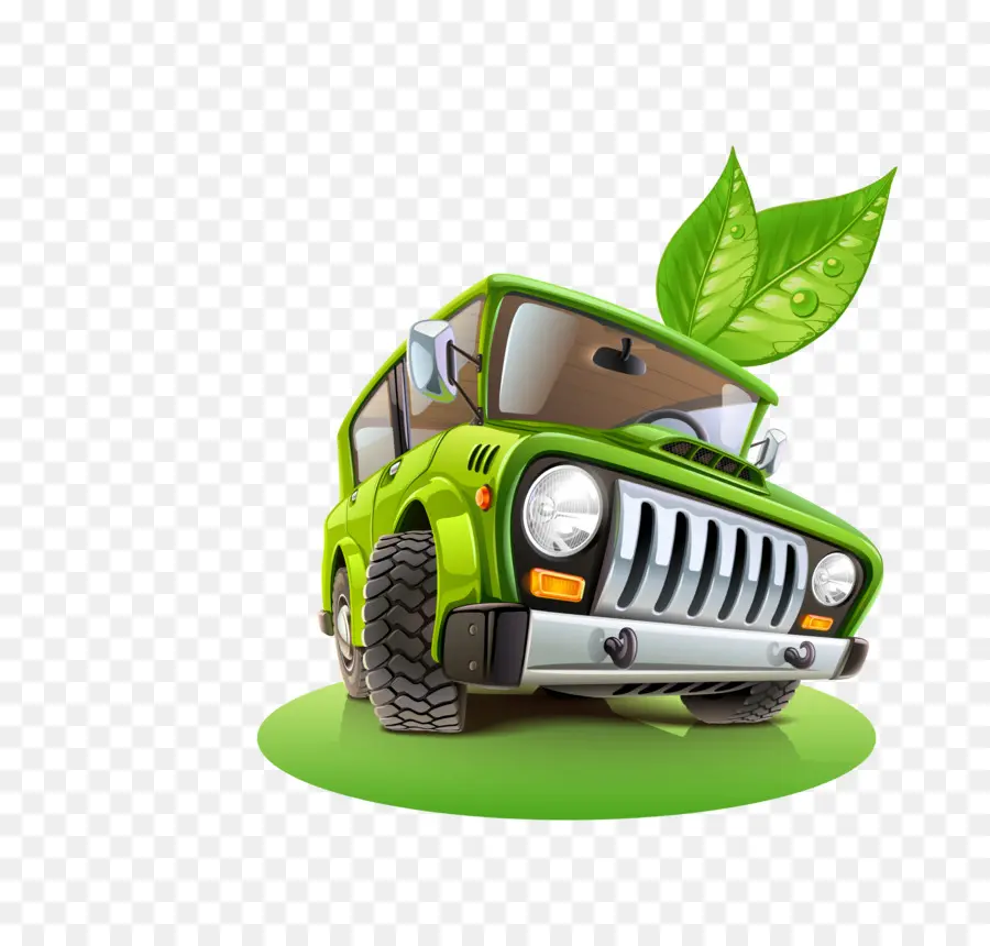 Carro Verde，Ecológico PNG