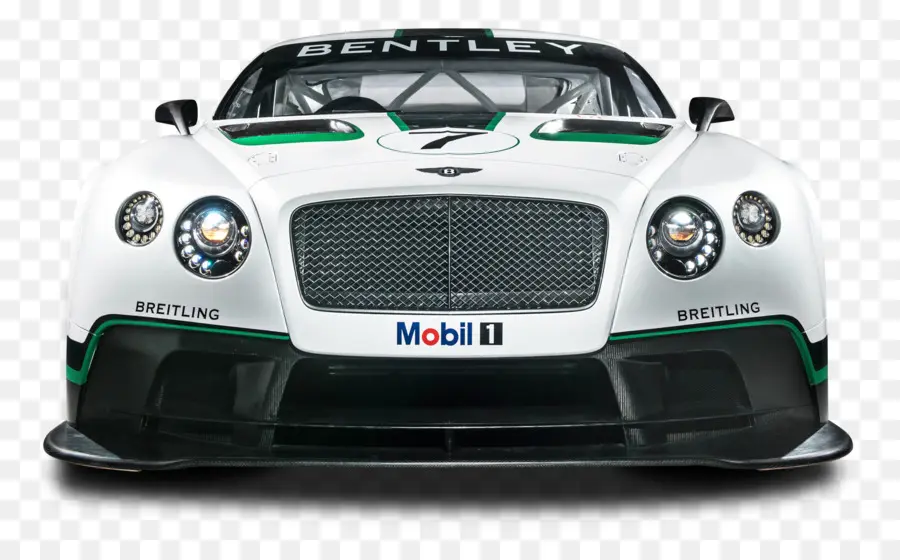 Carro De Corrida Branco，Bentley PNG