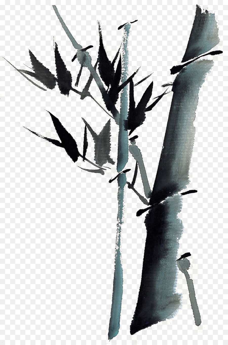 Pintura De Bambu，Natureza PNG