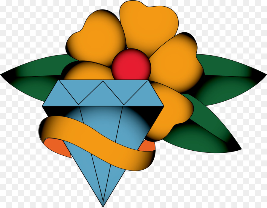 Flor E Diamante，Flor PNG