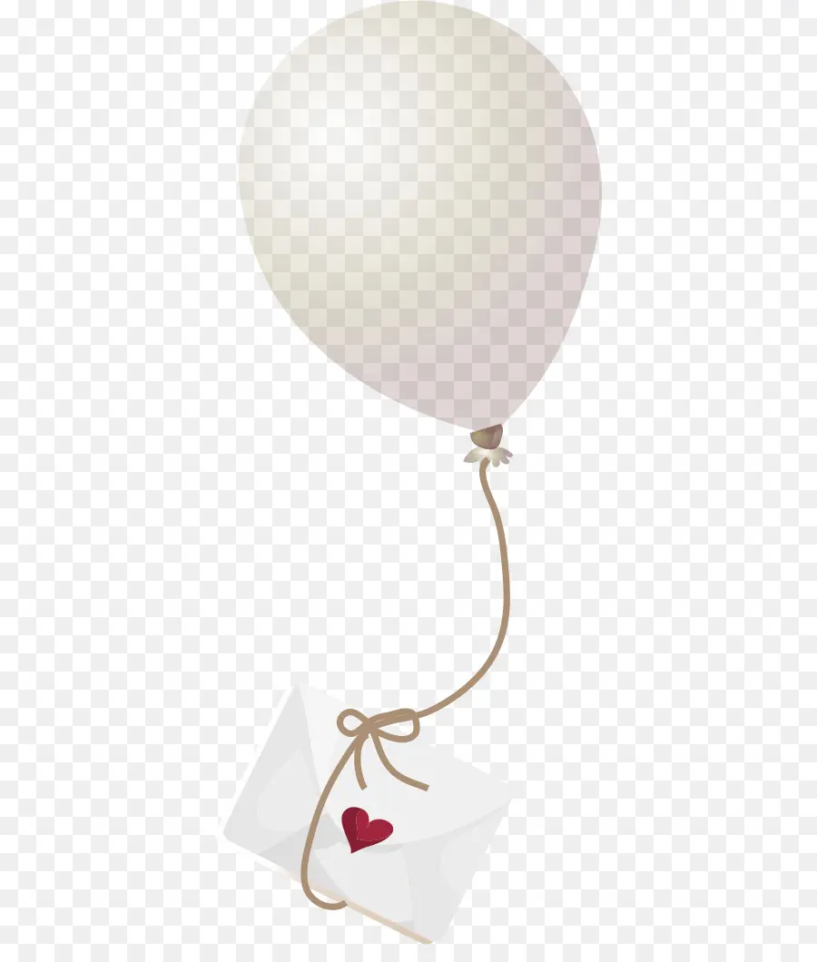 Balão Com Letra，Envelope PNG