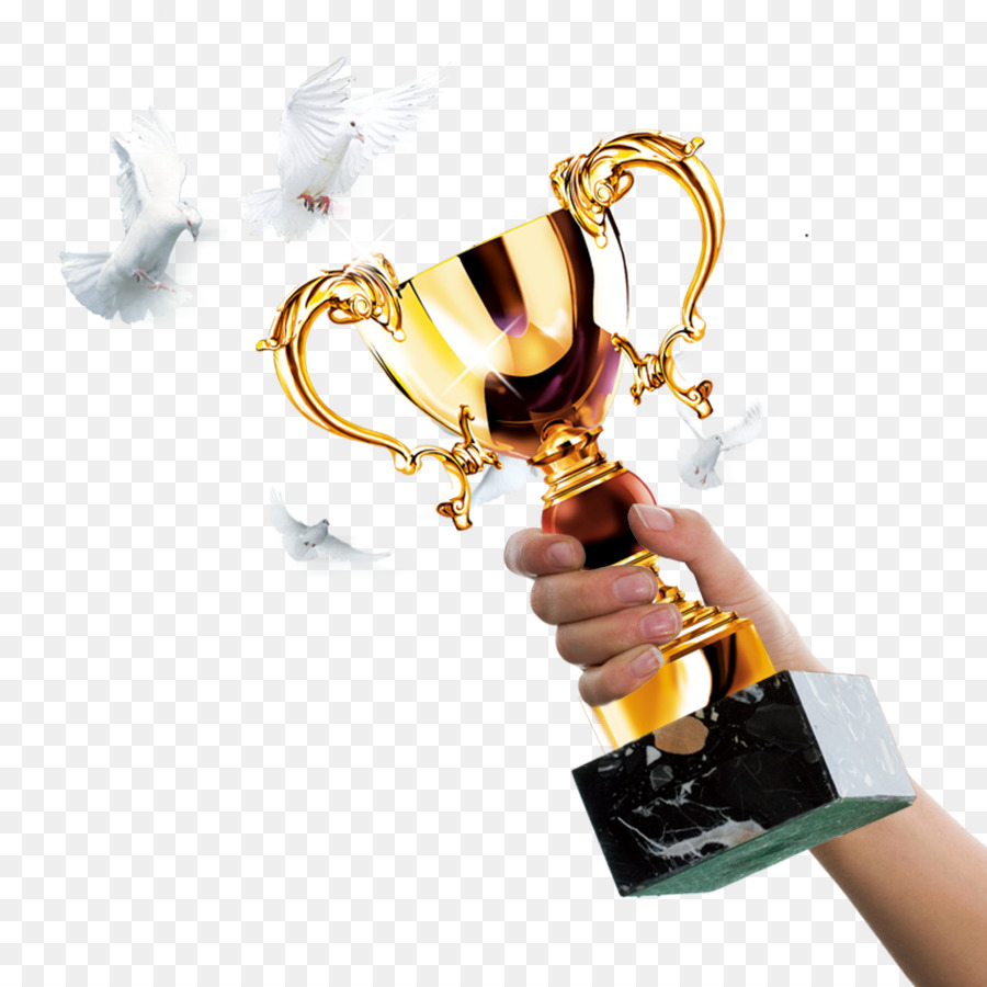 Troféu，Mão PNG