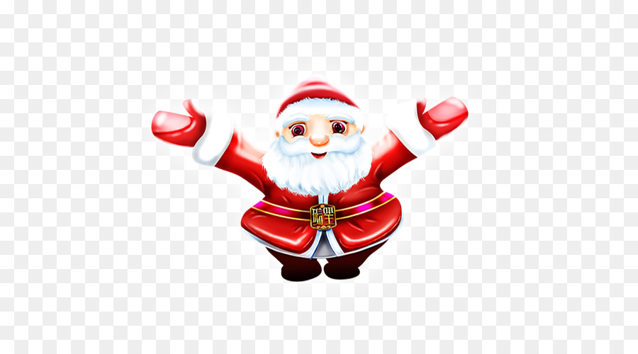 Papai Noel，Terno Vermelho PNG